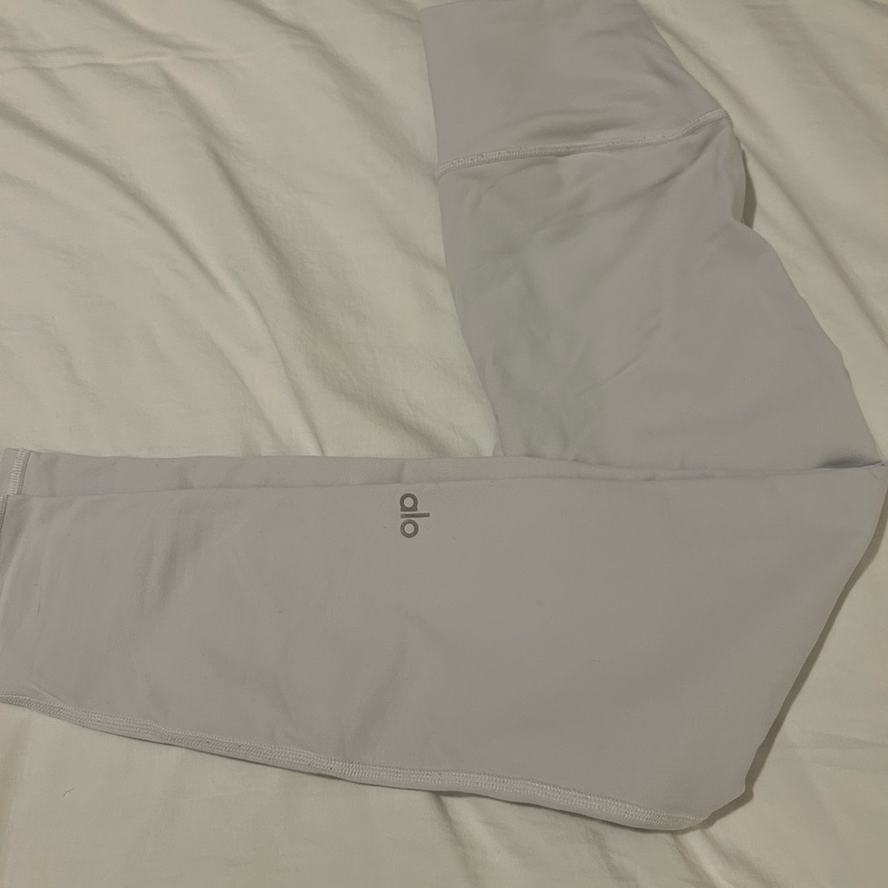 ALO Yoga white leggings